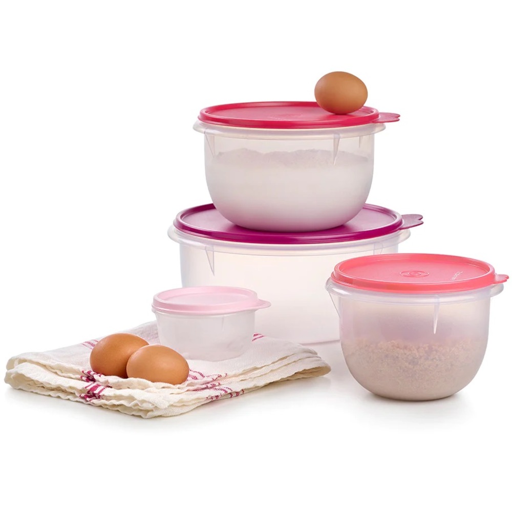 Tupperware 4pc set Mixing Bowl